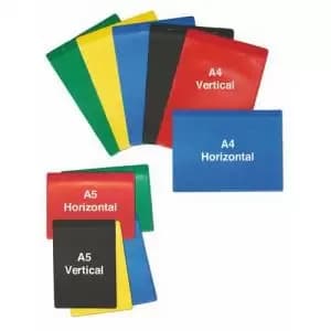 Rainbow Pocket - Magnetic - Black - H.230 x W.155mm - A5 Horizontal