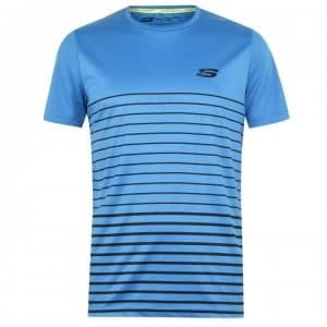 Skechers Stripe T Shirt - Blue