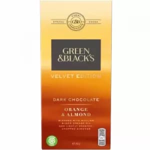 Green And Black's Chocolate Bar Dark Orange - 90g (18 minimum)