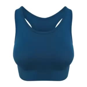 AWDis Womens/Ladies Cool Seamless Crop Top (M) (Ink Blue)