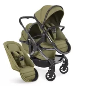 iCandy Peach 7 Combo Double Phantom Pushchair, Olive Green