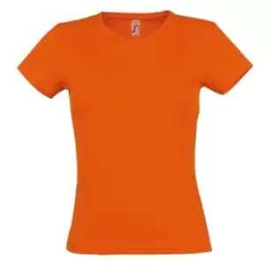 SOLS Womens/Ladies Miss Short Sleeve T-Shirt (S) (Orange)