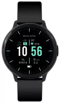 Reflex Active Series 14 Black Strap Smart Calling Watch