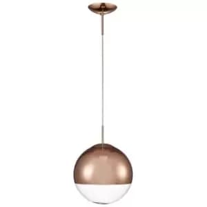 Pendant lamp Miranda Copper 1 bulb 45cm