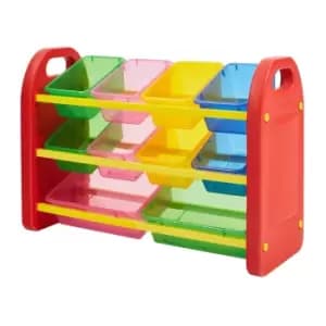 Liberty House Toys Kids 10 Bin Toy Organiser Unit