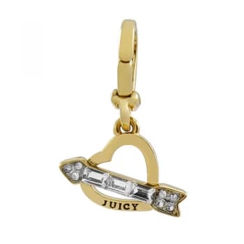Ladies Juicy Couture PVD Gold plated Little Luxuries Heart & Arrow Charm