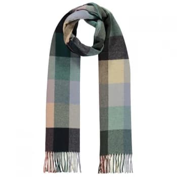 Gant Check Scarf - Atlantic Deep