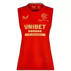 Castore Rangers Training Vest Womens - Red