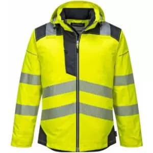 PW3 Hi Vis Winter Rain Jacket Yellow / Black 4XL