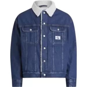 Calvin Klein Jeans Regular 90S Sherpa Jacket - Blue
