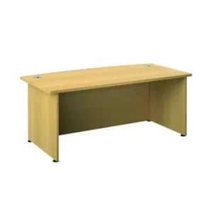 Avior Bow Fronted Executive Desk Nova Oak KF821588