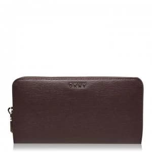 DKNY Sutton Large Zip Around Purse - Brunette BTT