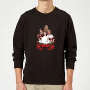 Star Wars Jedi Carols Black Christmas Sweatshirt - L - Black