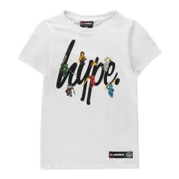 Hype x LEGO Ninjago Squad T Shirt - White/Black