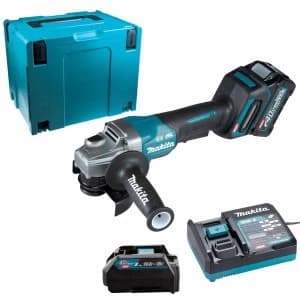 Makita GA012G 40V Max XGT Cordless Angle Grinder 115mm 1 x 2.5ah Li-ion Charger Case