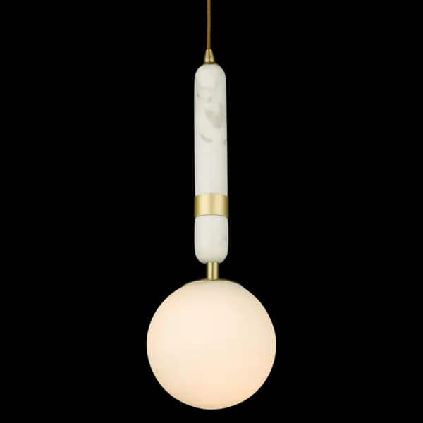 La Spezia Globe Pendant Ceiling Light Brass, E14