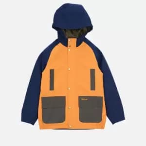 Barbour Boys Hooded Bedale Showerproof Jacket - Golden Oak - S (6-7 Years)