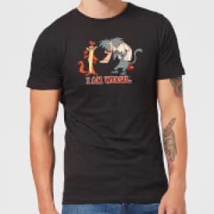 I Am Weasel Characters Mens T-Shirt - Black