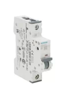 Siemens Sentron 6A MCB Mini Circuit Breaker1P Curve C, Breaking Capacity 6 kA