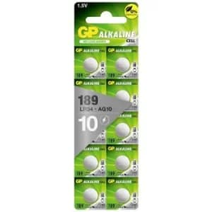 GP Batteries GP189F-2C10 Button cell LR54 Alkali-manganese 1.5 V 10 pc(s)