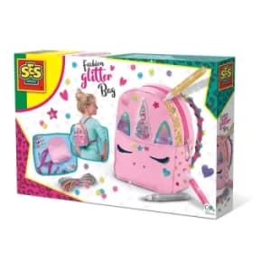SES CREATIVE Childrens Fashion Glitter Bag, Unisex, Five Years and Above, Multi-colour (14149)