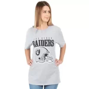NFL Womens/Ladies Las Vegas Raiders T-Shirt (L) (Grey/Black)