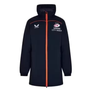 Castore Saracens Training Jacket Mens - Blue