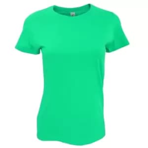 SOLS Womens/Ladies Imperial Heavy Short Sleeve T-Shirt (M) (Emerald)