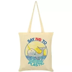 Grindstore Save The Whales Tote Bag (One Size) (Cream) - Cream