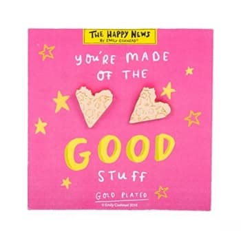Gold Look Earrings - Made Of The Good Stuff (Pack of 4)
