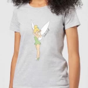 Disney Tinker Bell Classic Womens T-Shirt - Grey - 3XL