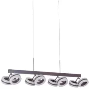 Netlighting Modern LED Hanging Pendant Bronze, Warm White 3000K 2450lm