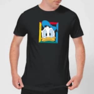 Disney Donald Face Mens T-Shirt - Black