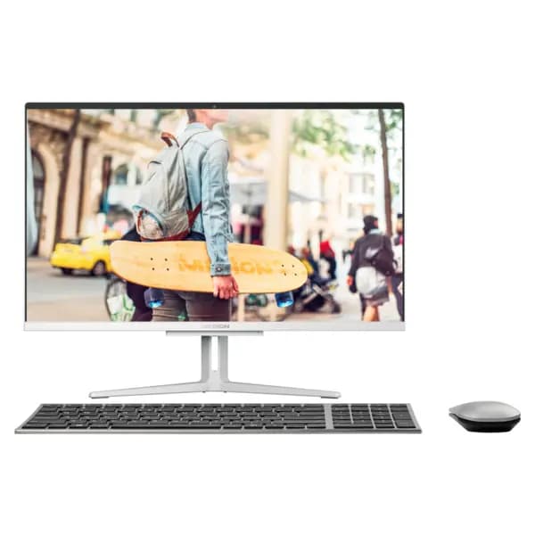 Medion Akoya E23405 Intel Core i5 8GB RAM 512GB SSD Windows 11 All-in-One Desktop PC 30036221 Grey