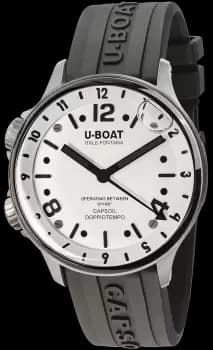 U-Boat Watch Capsoil Doppiotempo 45 SS White