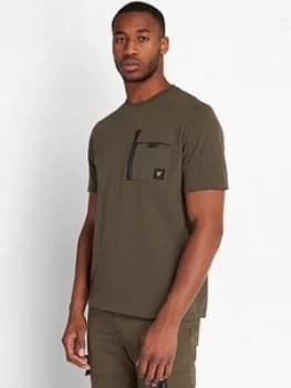 Lyle & Scott Casuals Pocket T-Shirt - Khaki