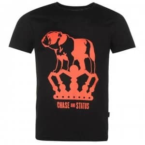 Official Chase and Status T Shirt Mens - Bulldog