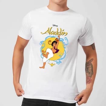 Disney Aladdin Rope Swing Mens T-Shirt - White