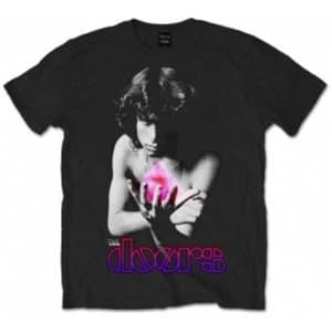 The Doors Psychadelic Jim Mens Black T Shirt: Large