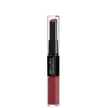 LOreal Paris Infallible Longwear 2 Step Lipstick 6ml (Various Shades) - 805 Rose Sanguine