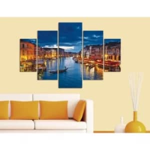 ST013 Multicolor Decorative MDF Painting (5 Pieces)