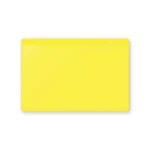 Document pouches, self adhesive, A5 landscape, pack of 10, yellow