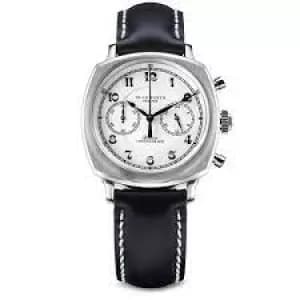 Duckworth Prestex Watch Bolton Chronograph Black Leather