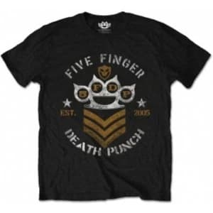 FFDP Chevron Mens Black T Shirt: Large