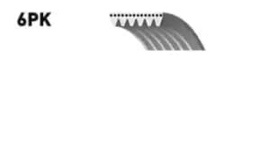 Bosch V-ribbed belt 1 987 946 012 Serpentine belt,Auxiliary belt VW,AUDI,BMW,Crafter Kastenwagen (SY_, SX_),CRAFTER Pritsche/Fahrgestell (SZ_)