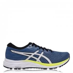 Asics Gel Excite 7 Mens Running Shoes - Blue/Blk/Grn