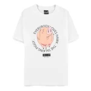 The Seven Deadly Sins T-Shirt Hawk The Talking Piggy Size L