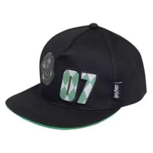 Harry Potter Boys 07 Slytherin Snapback Cap (One Size) (Black/Green/White)