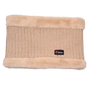 Nevica Knitted Fleece Skuff Womens - Oatmeal