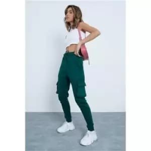 I Saw It First Bottle Green 2 Pocket Cargo Joggers - Green